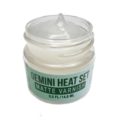 GEMINI HEAT SET MATTE VARNISH ( 20 gm) 1/2 oz 