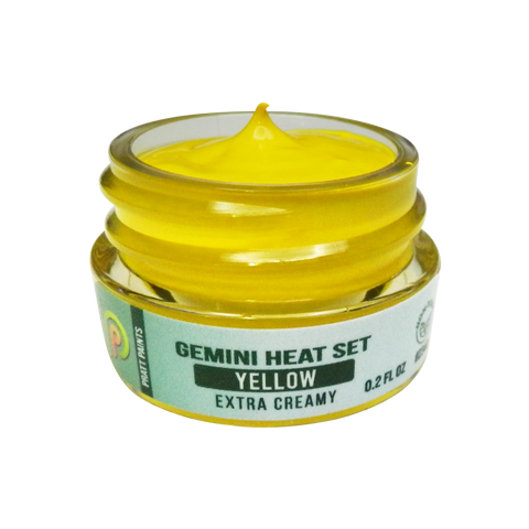 GEMINI HEAT SET PAINT Yellow  ( 7 gm) 