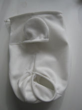 Load image into Gallery viewer, REBORN DOLL BODY 18&quot; 3/4 arm full front facing legs. White Suit Eliza Marx kits.
