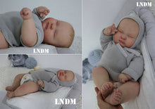 Load image into Gallery viewer, Doll kit realborn &quot;JOSEPH ASLEEP&quot; 3 month old 23&quot;
