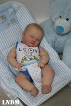 Load image into Gallery viewer, Doll kit realborn &quot;JOSEPH ASLEEP&quot; 3 month old 23&quot;
